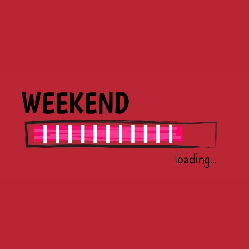 Weekend Loading Bar Leisure Mode