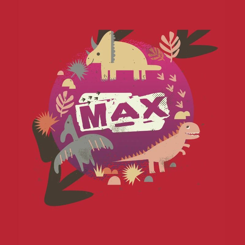 Max - Cool boy name with cool dinosaurs