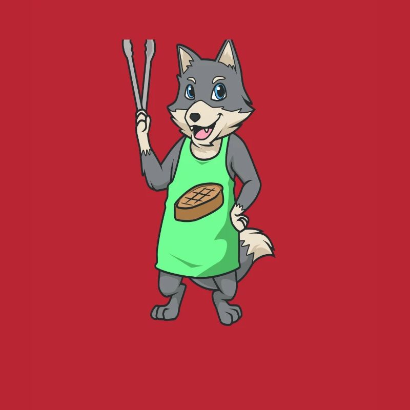 Wolf is grill master
