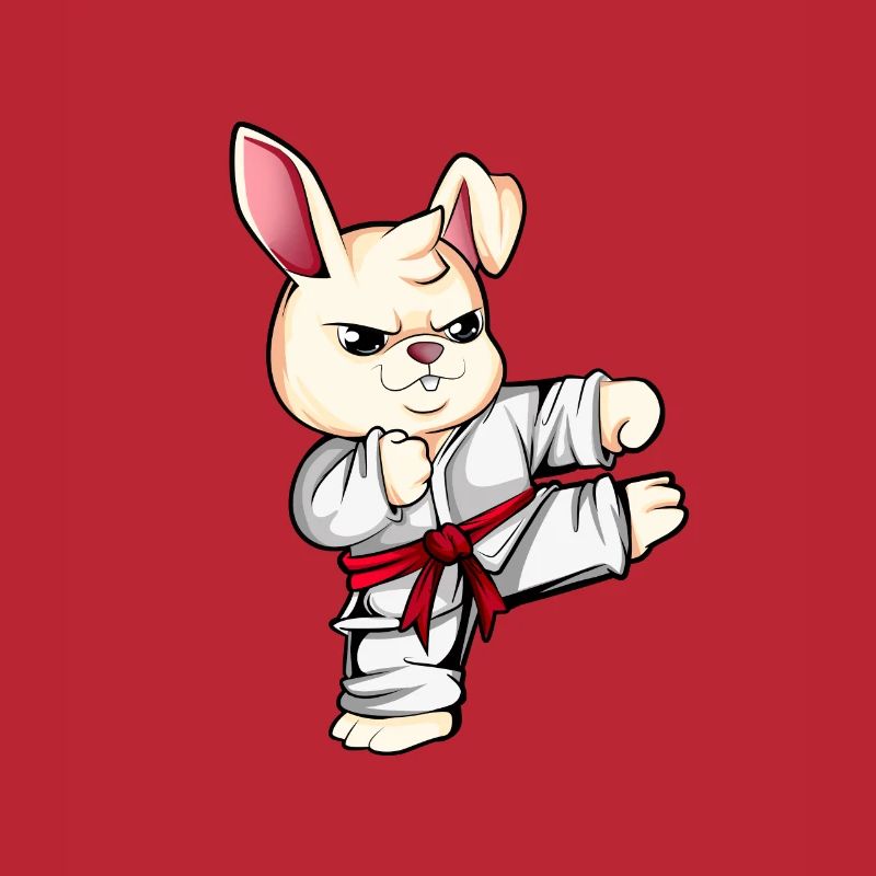 Comic Rabbit Does Karate