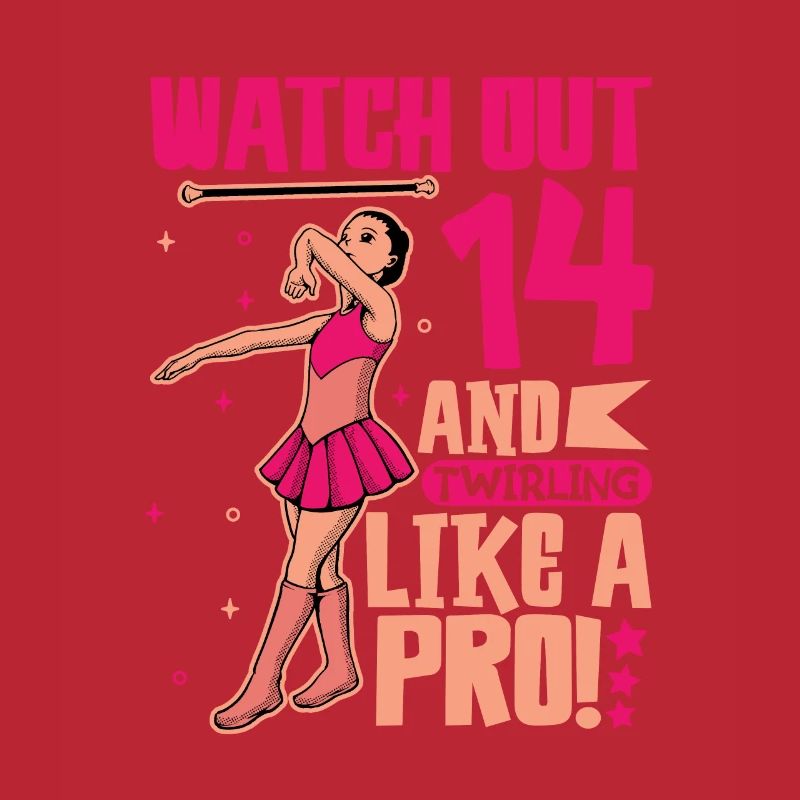 Ich bin 14 - Mädchen Twirling