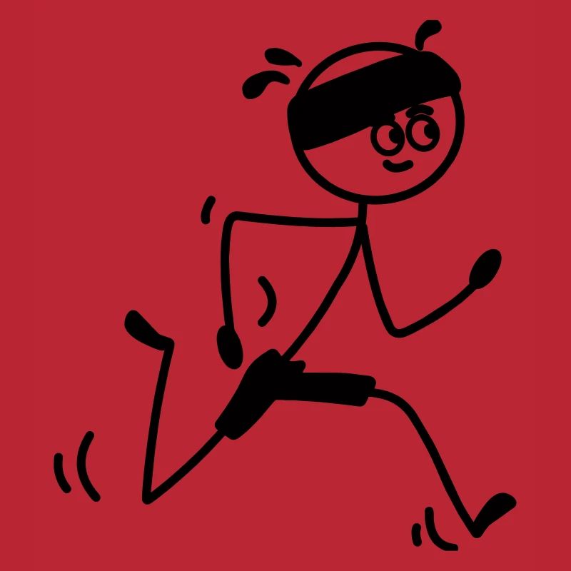 Läufer jung oder Mann mit Schweißband