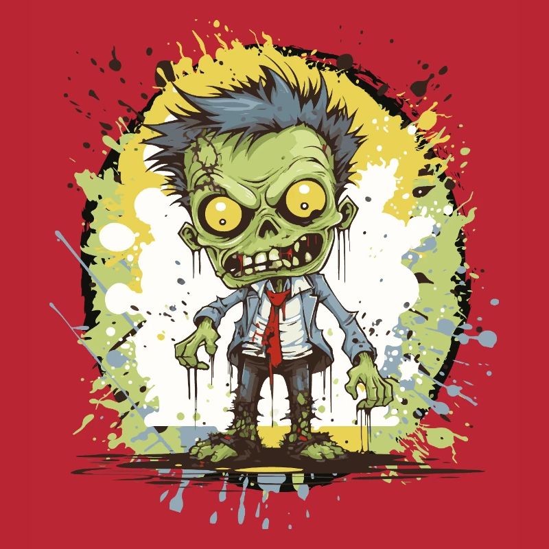 Zombie Comic Splatter