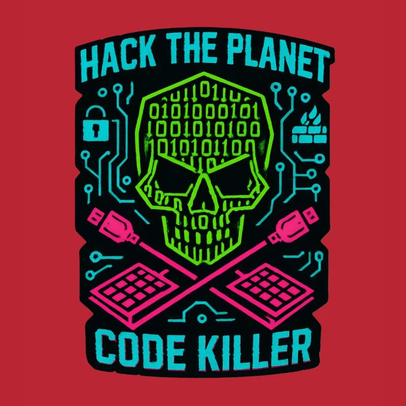 Hack the Planet Code Killer - Cyber Security