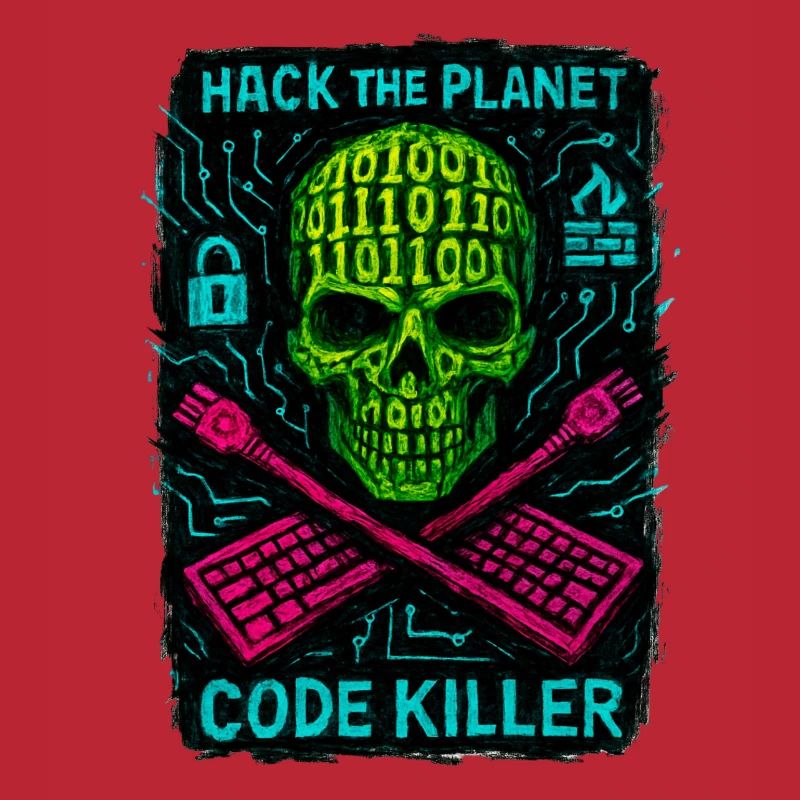 Hack the Planet Code Killer - Cyber Security