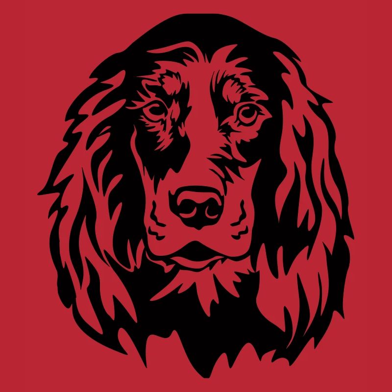 Gordon Setter Kopf