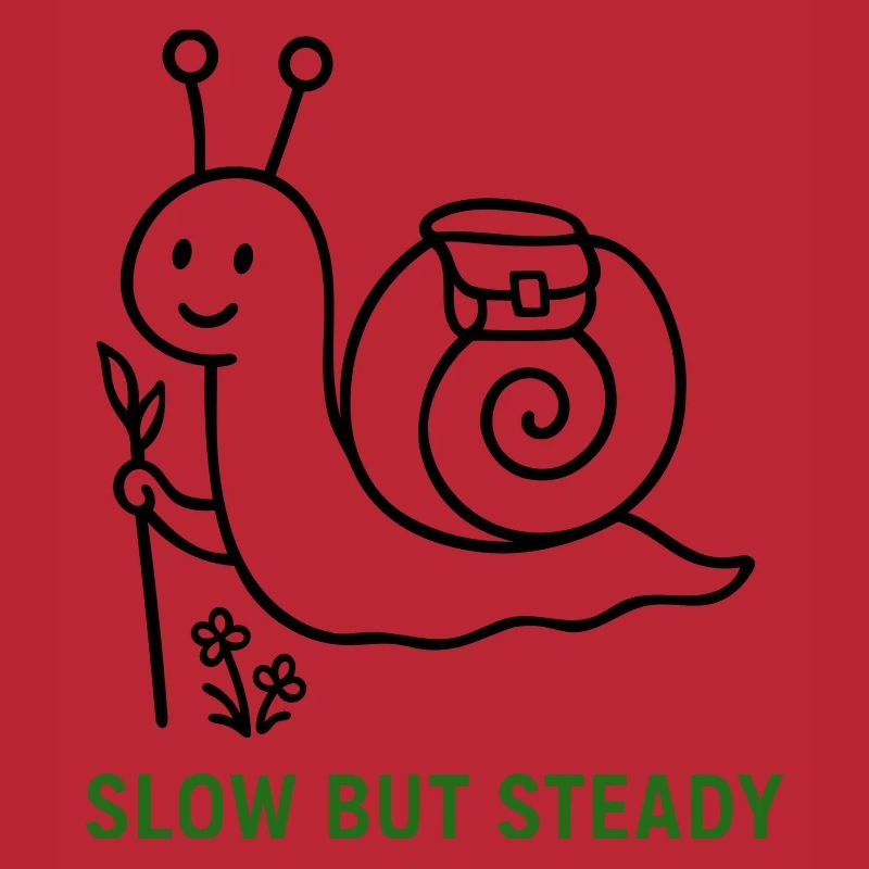 Wanderschnecke Slow but Steady