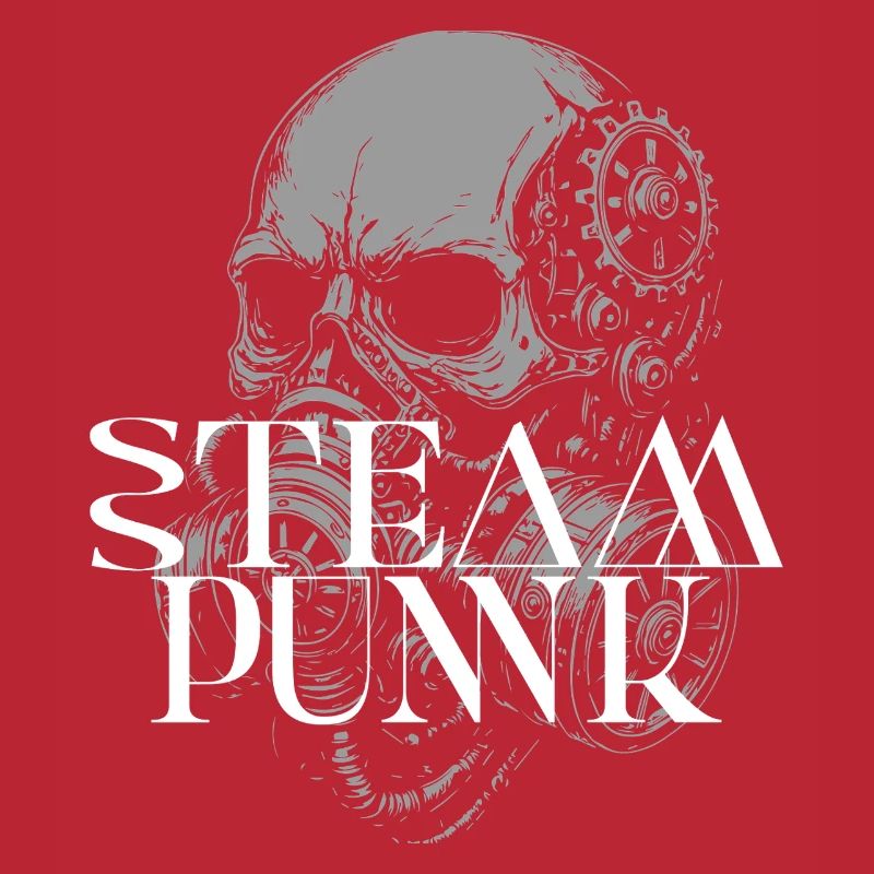 Steampunk Skull Gearwork