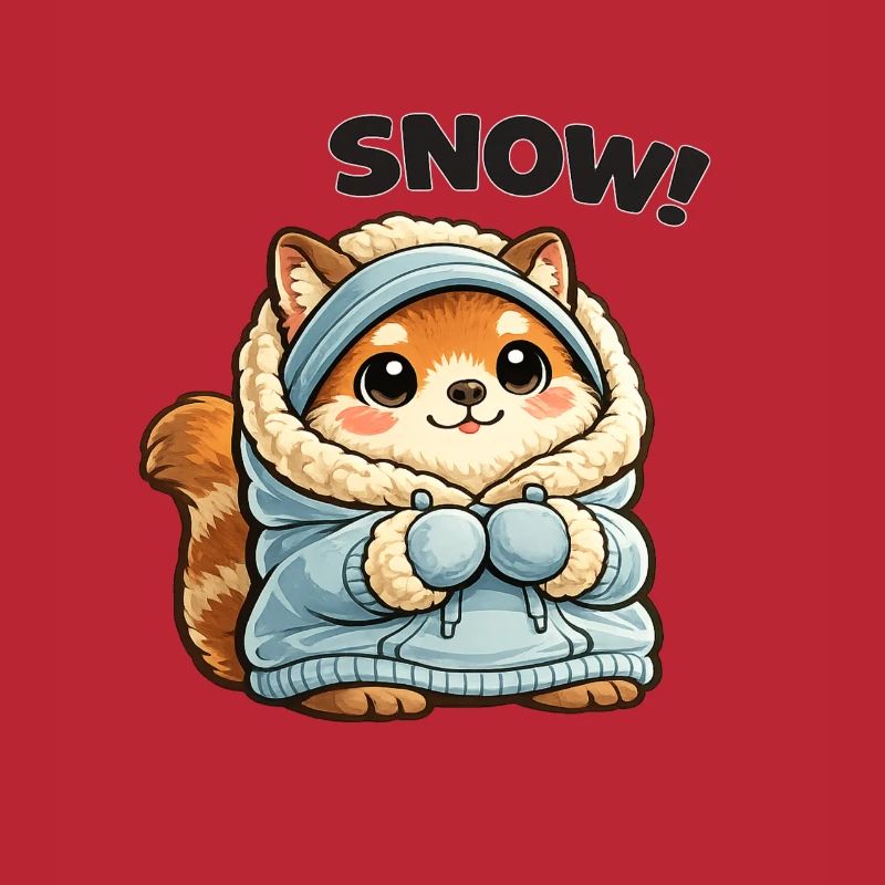 Fuchs im Winterpullover