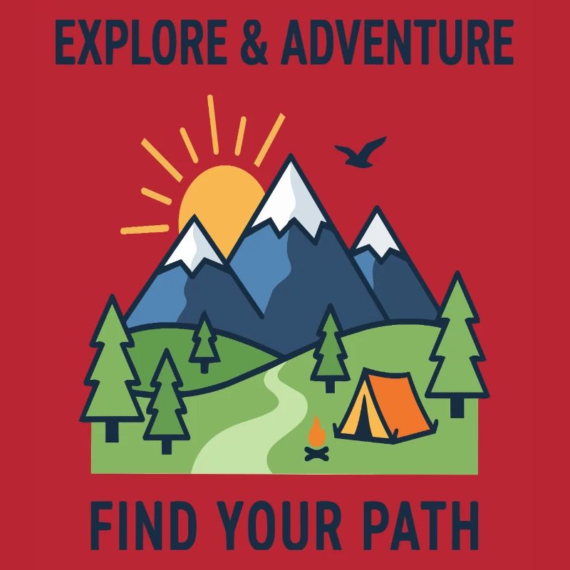 Explore Adventure Find Your Path Camping