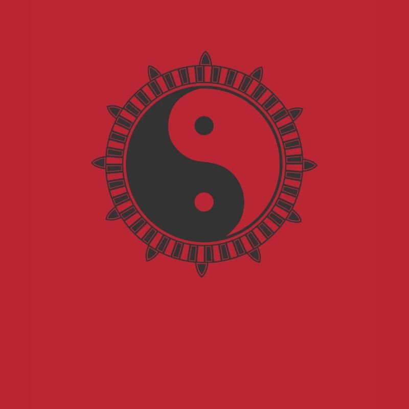 Pattern Symbol Yin and Yang Sign