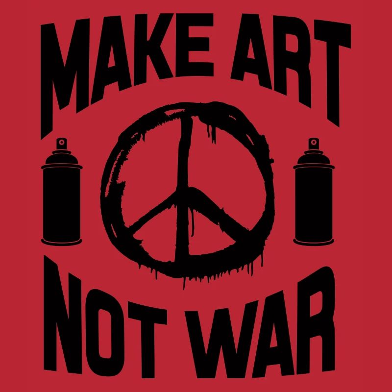 Make Art Not War – Friedens-Graffiti-Spraydose