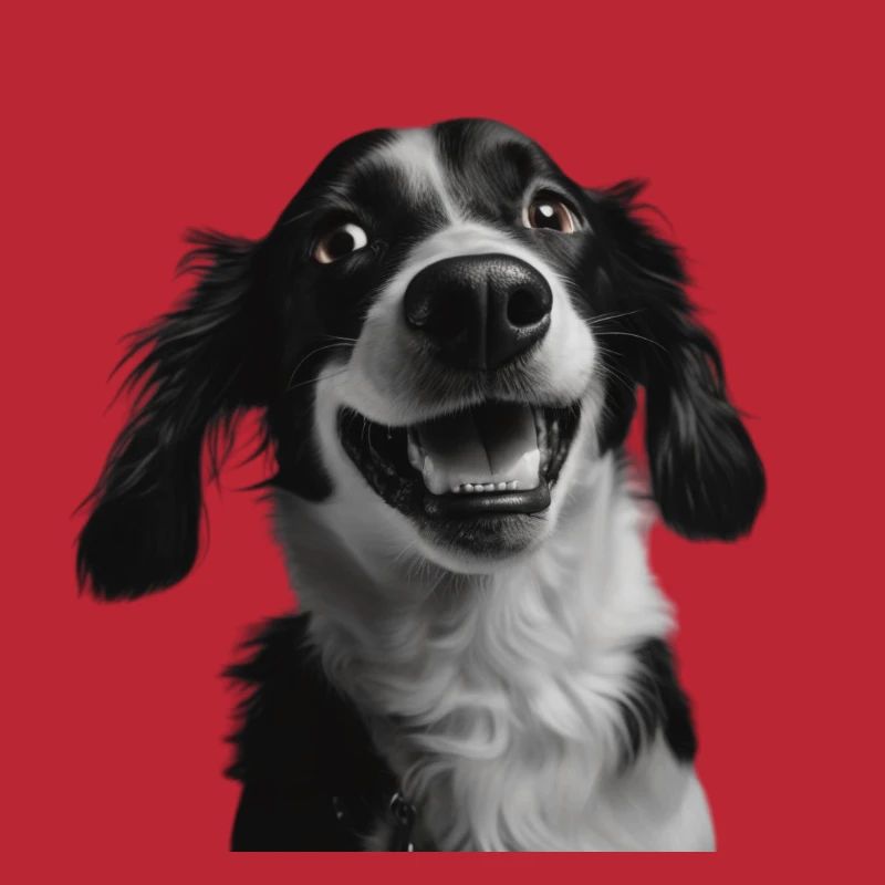 Schwarz Weisser Hund