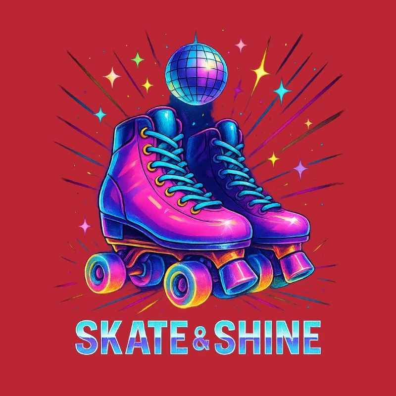 Style roller derby néon