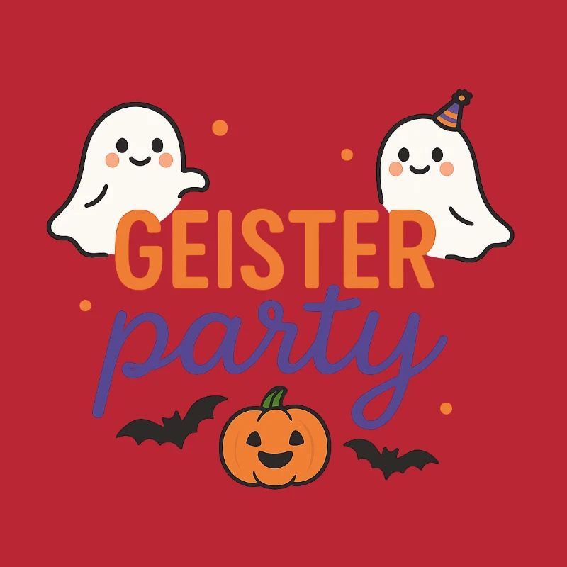 Halloween Ghosts Party Design