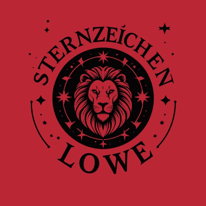 Löwe Sternzeichen Mandala