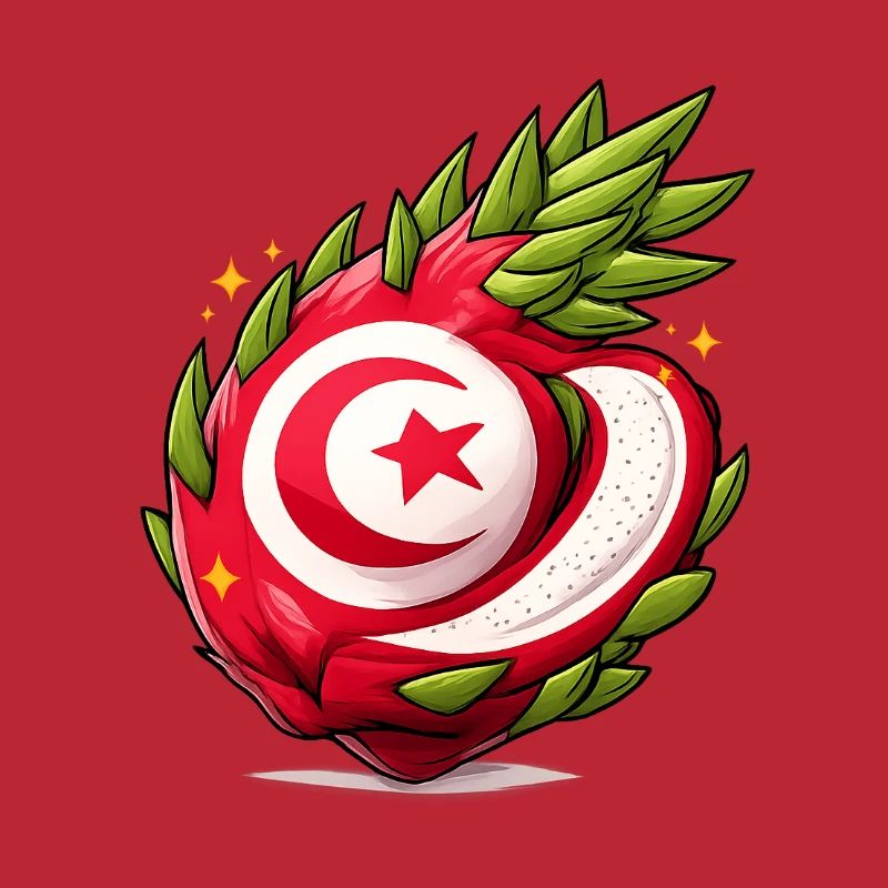 Tunisian Fruit Heart Pattern