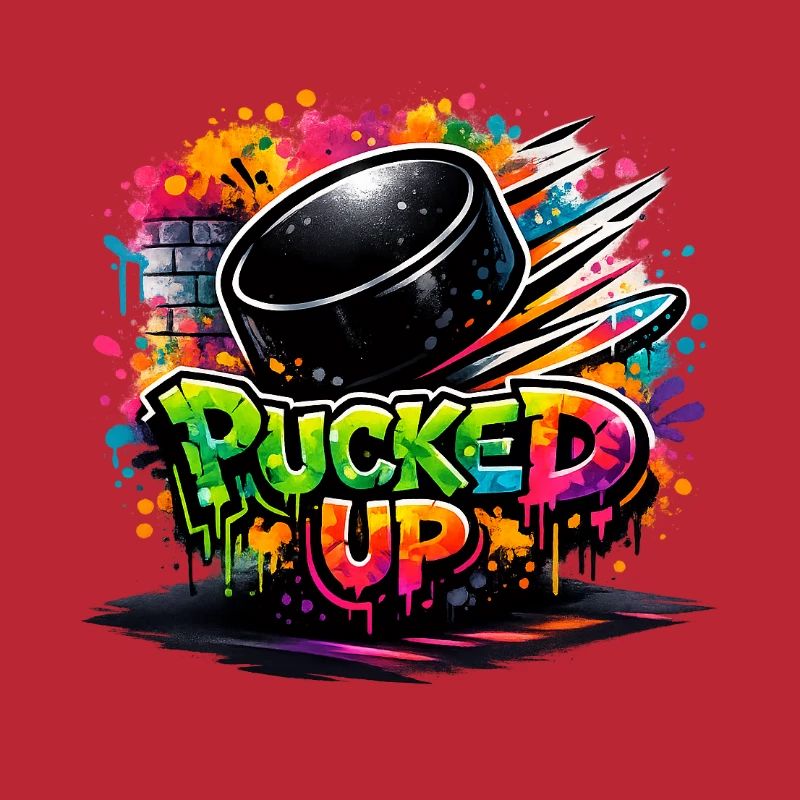 Puck de graffiti complètement déformé
