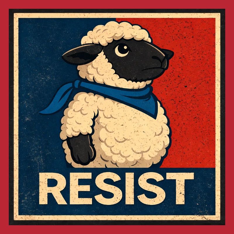 Widerstandslamm Poster