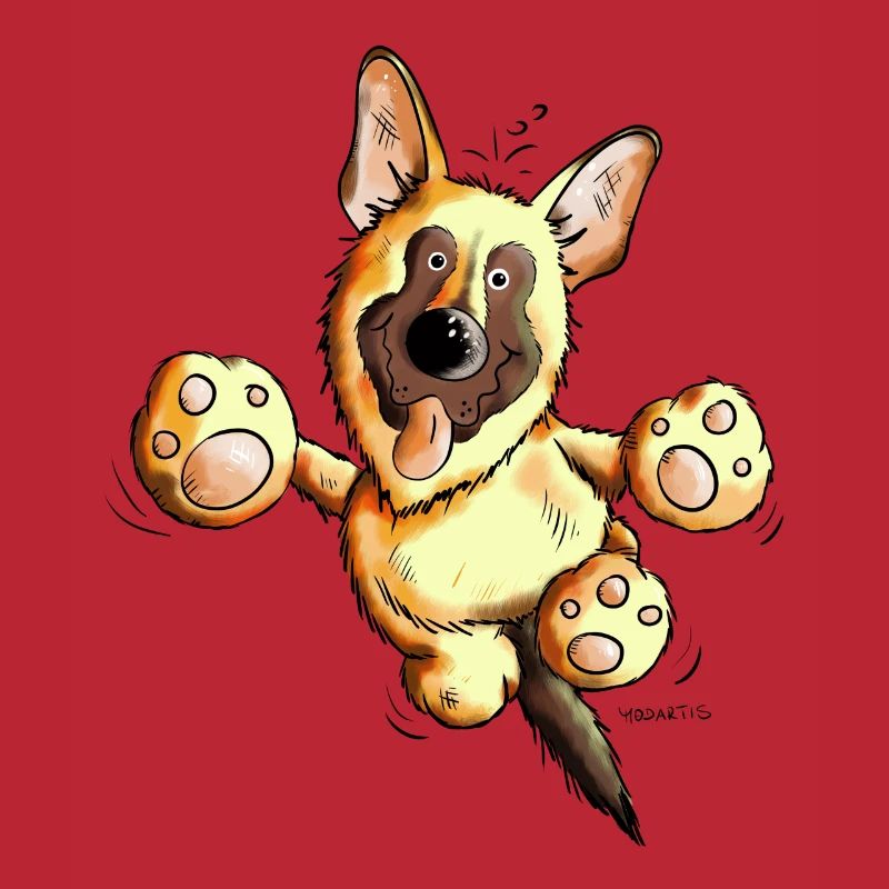 Funny German Shepherd