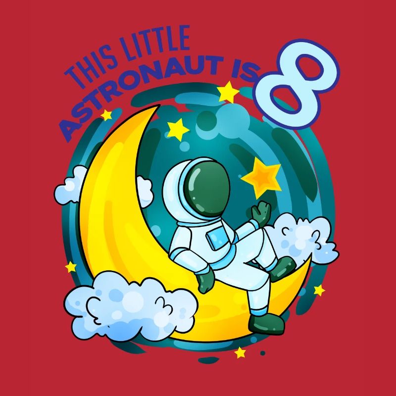 8e anniversaire 8 ans jeune astronaute de l’espace