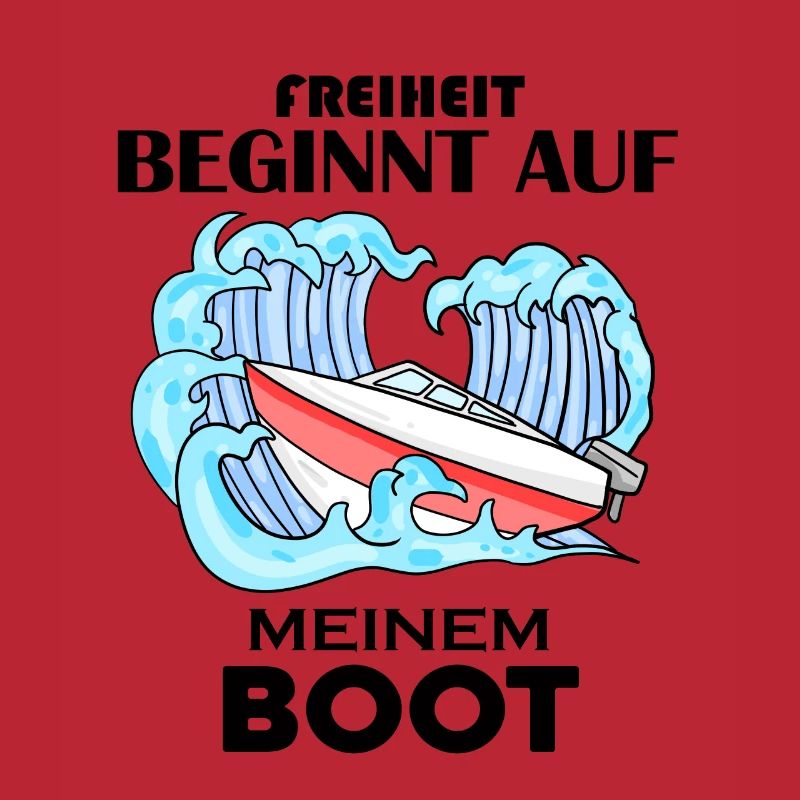 Boot Spruch Geschenk