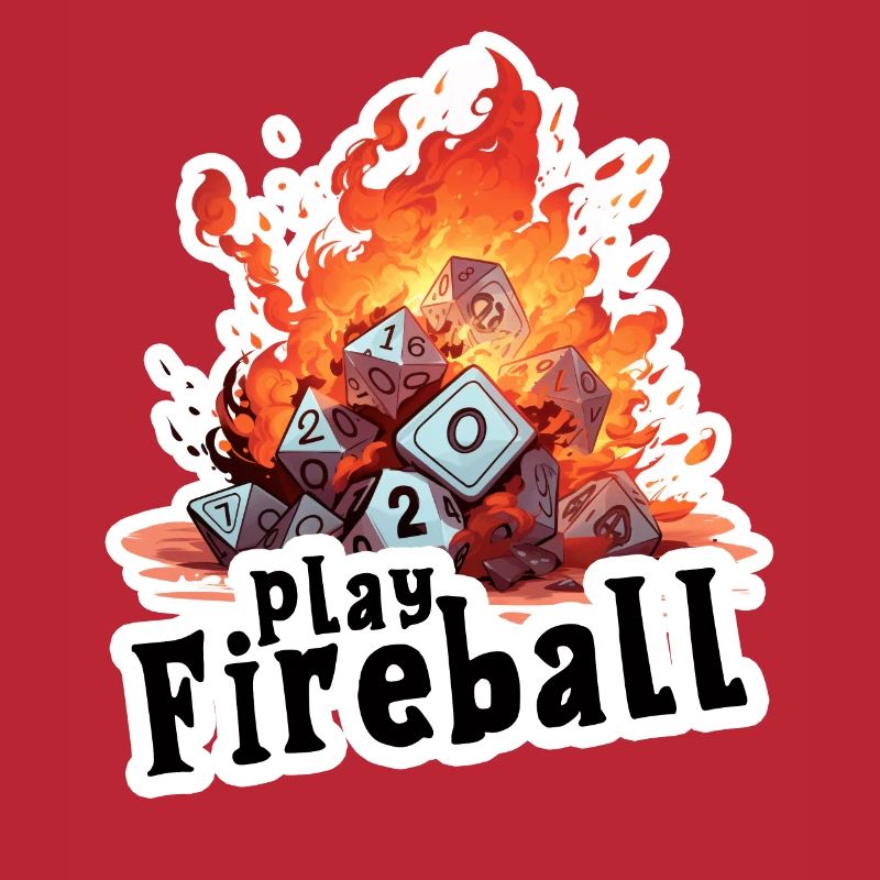 Exaggerated Fireball – Cube Chaos RPG
