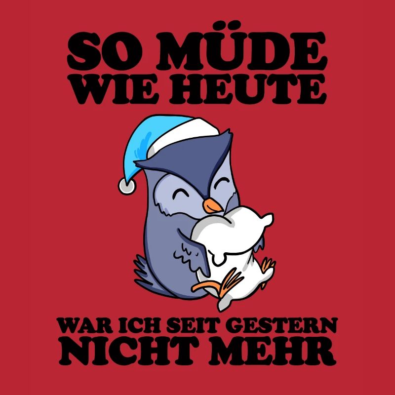 Ausschlafen Müde Spruch lustig Schlafen - Eule