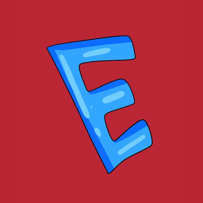 Buchstabe E Anfangsbuchstabe