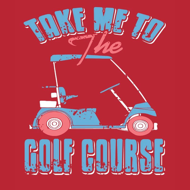 Bold Minimal Golf Bag Silhouette Course Vibe