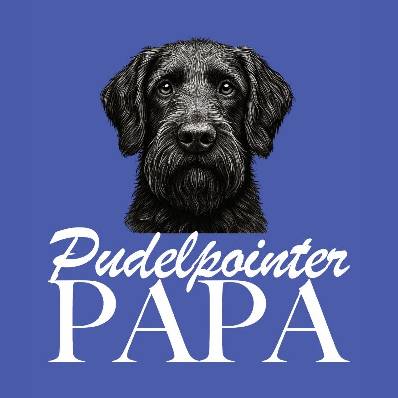 Papa caniche pointer