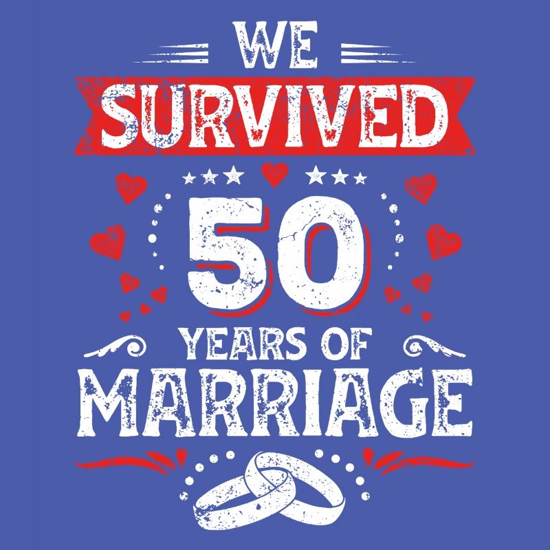 50 Hochzeit Jahrestag Ehemann Ehefrau Ehe