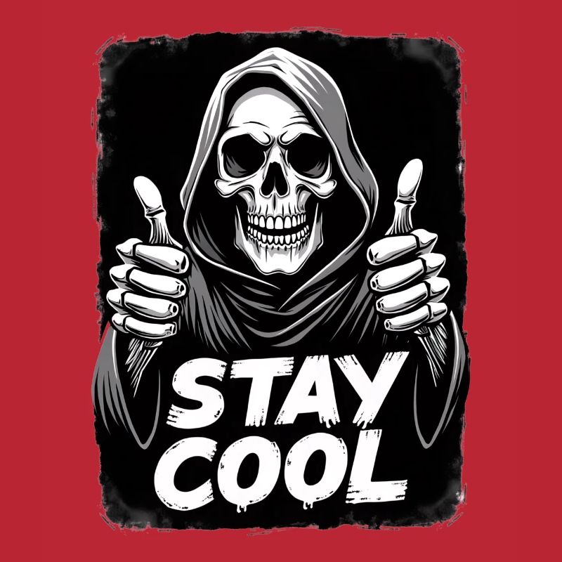Stay Cool Grim Reaper Skull