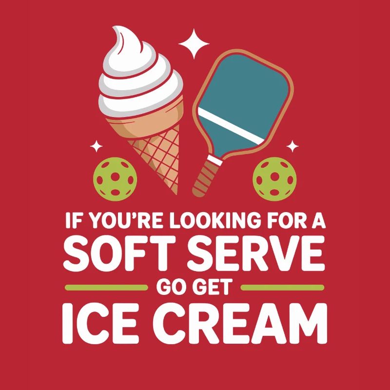 Pickleball Player Looking For Soft Serve Dinking