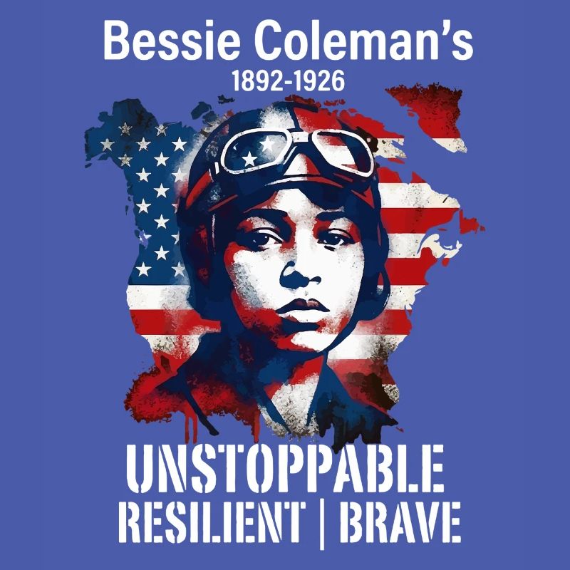 Bessie Coleman Mutig Luftfahrtpionierin