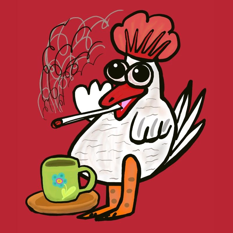 Coffee Butt Cigarettes Chicken Break