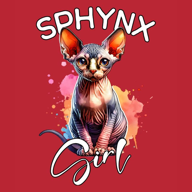 Sphynx Cat Mädchen Sphynxkatze