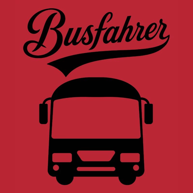 Occupation Bus Driver Text Design by Bus