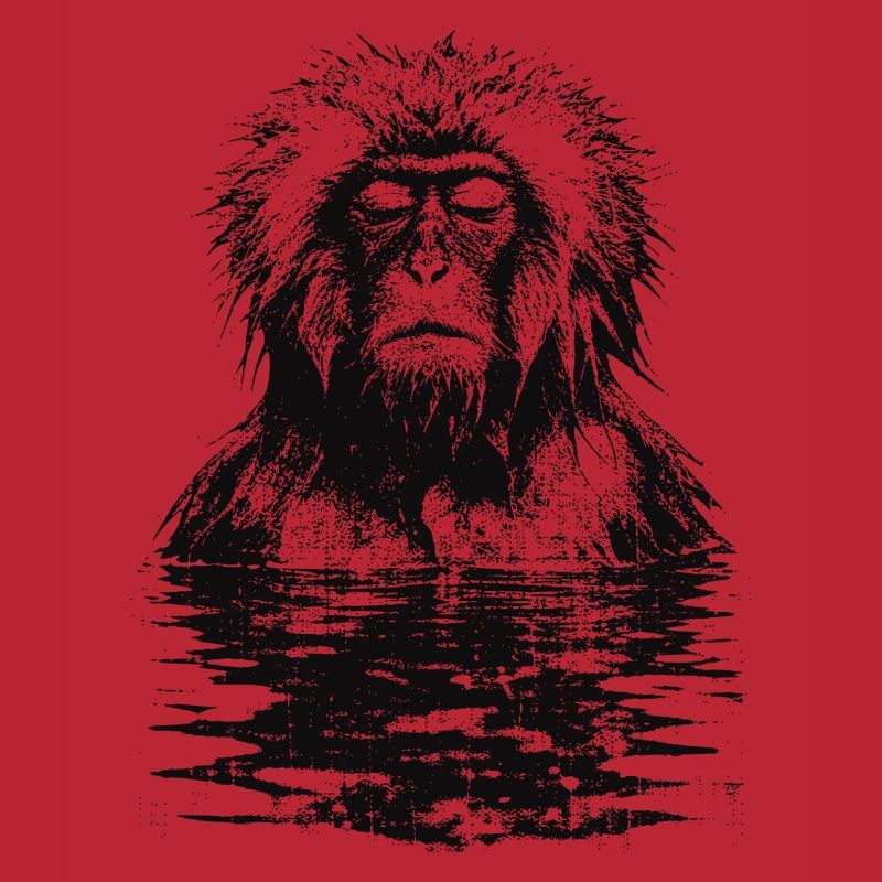 Onsen Macaque Monkey