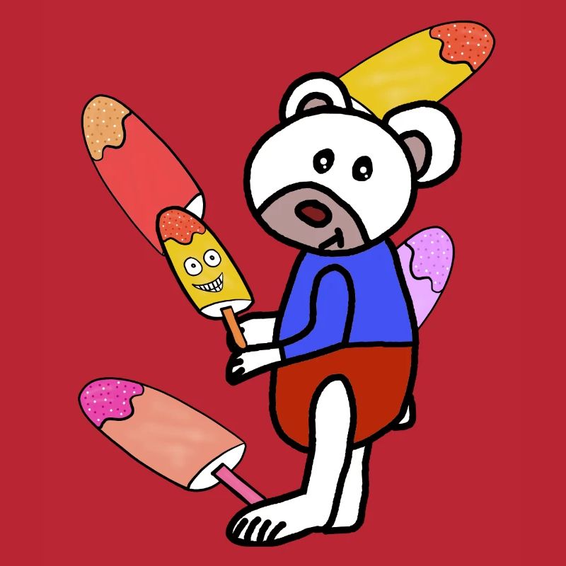 Eisbär Eisbären Eiskrem Eis Kinder Bär 