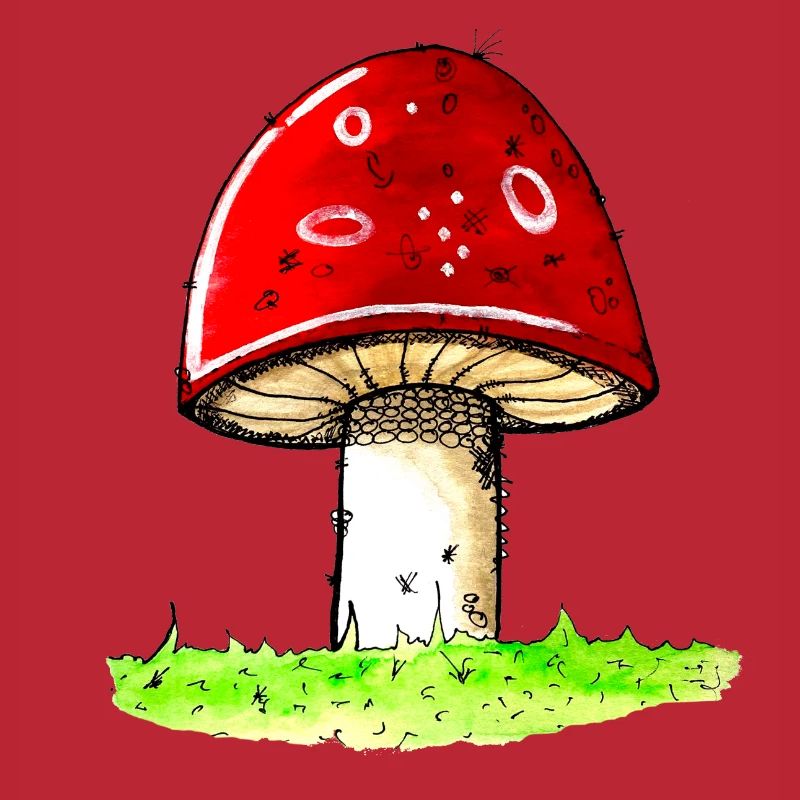 Mushroom - toadstool lucky guy lucky charm