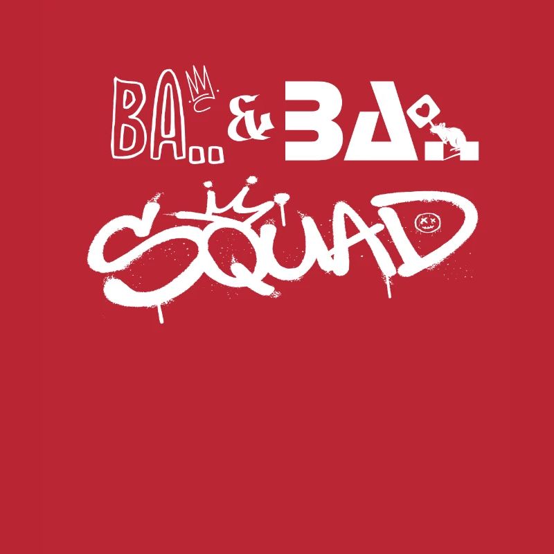 Ba Ba Squad Graffiti Design Wandkunst
