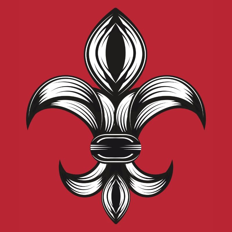 stylized iris - Fleur-de-Lys