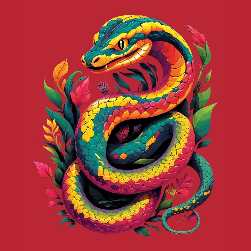 Multicolored Snake