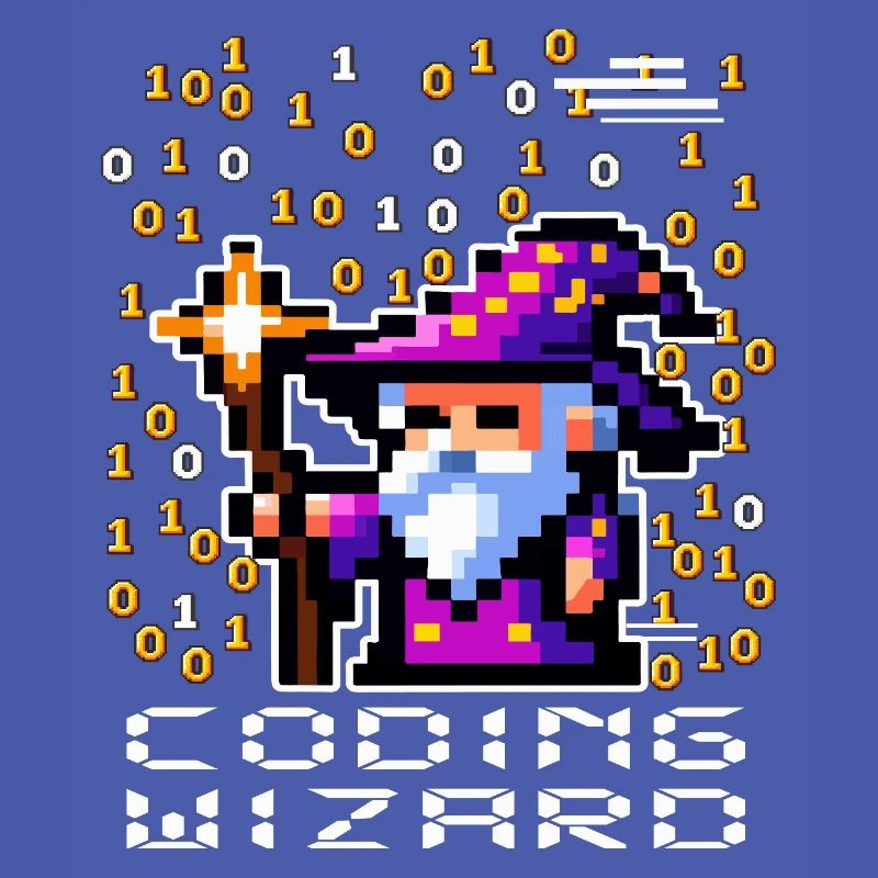 Zauberer-Pixel-Code