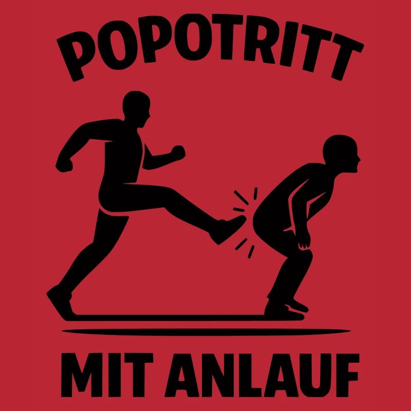 Kick in the butt with a run-up