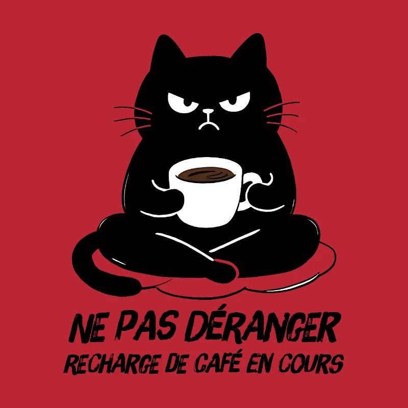 Black Cat Coffee Refill in Progress