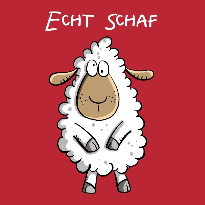 Echt Schaf I Cooles Schäfchen Comic Geschenk Fun