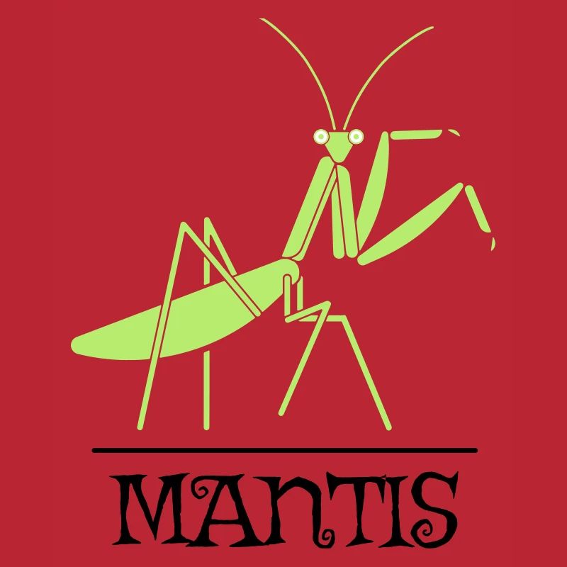 Mantis Gottesanbeterin Insekt Design