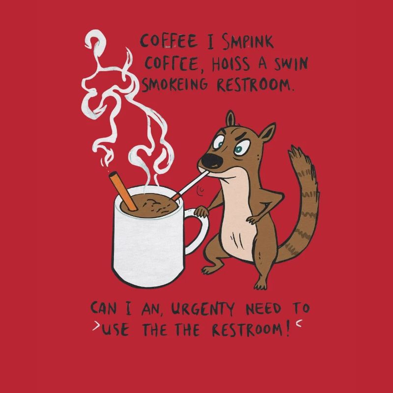 Kaffee Notfall Beutier Eichhörnchen Kippe 